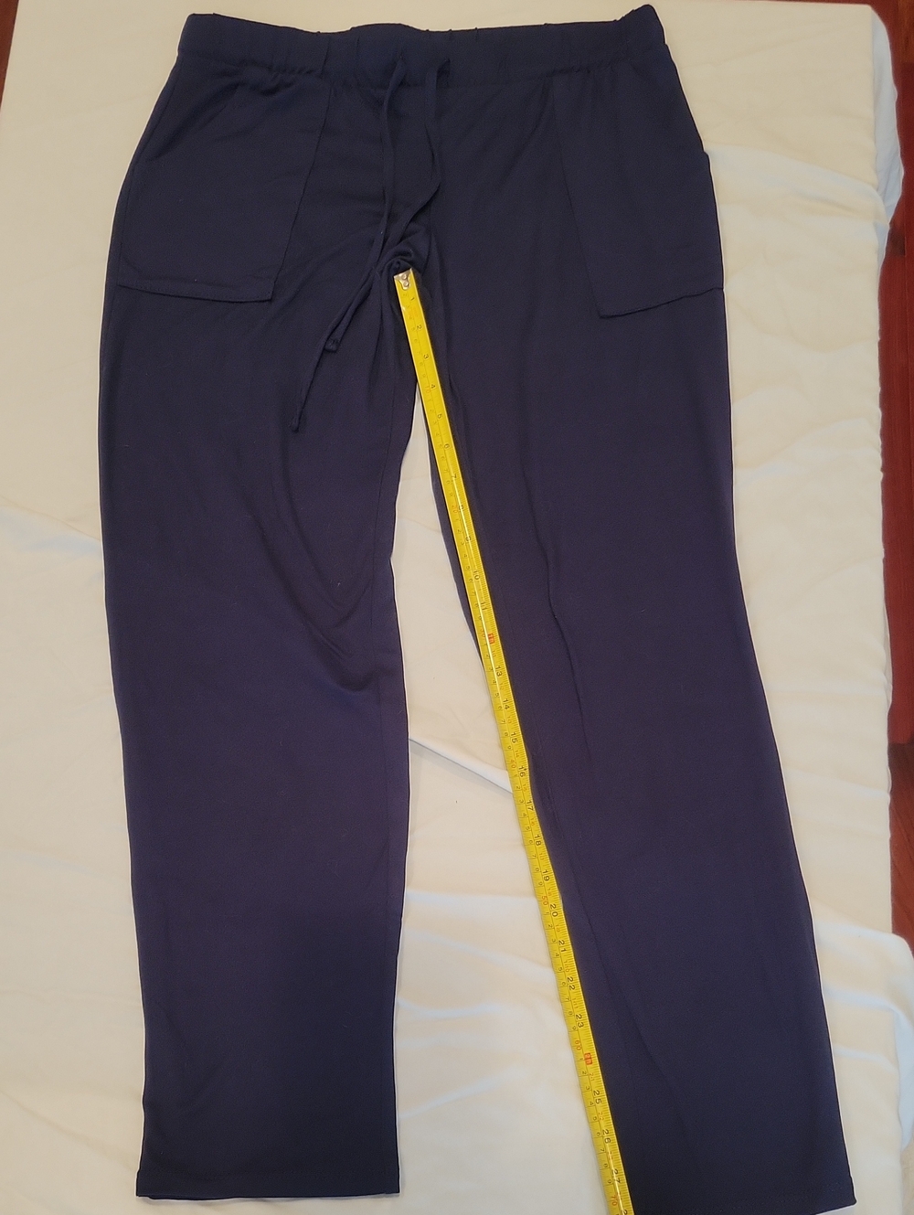 Lucky Brand Women’s Navy Blue Lounge Pants With Pockets. Elastic Waiat sz S
